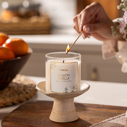 Velvety Vanilla Soy Wax Candle