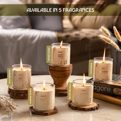 Velvety Vanilla Soy Wax Candle