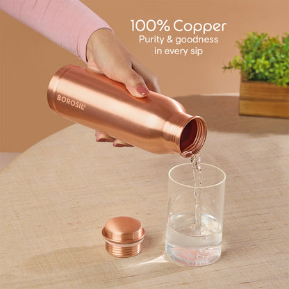 Thirtha Plain Copper Bottle