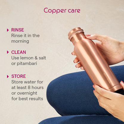 Thirtha Plain Copper Bottle