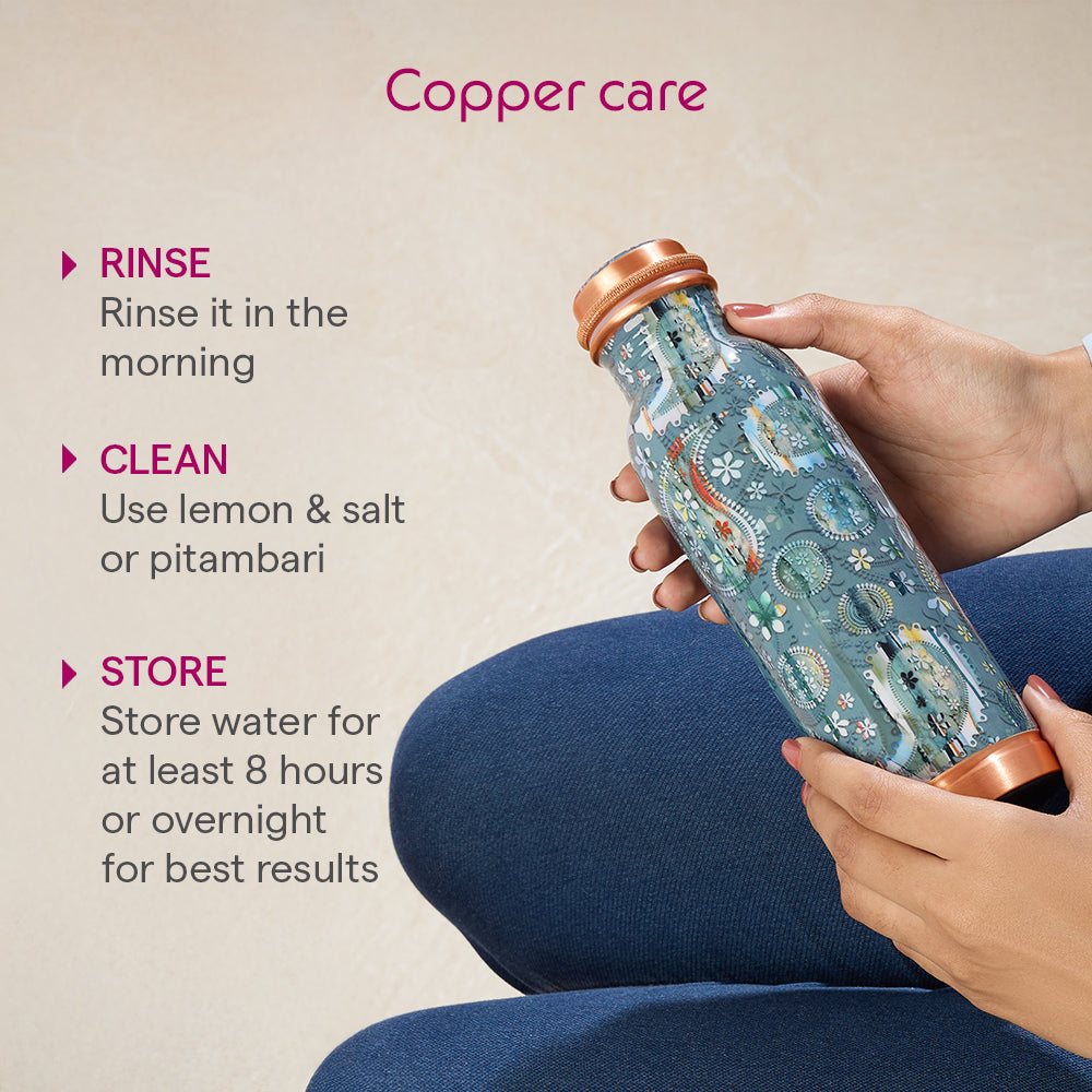 Thirtha-Vera Copper Bottle