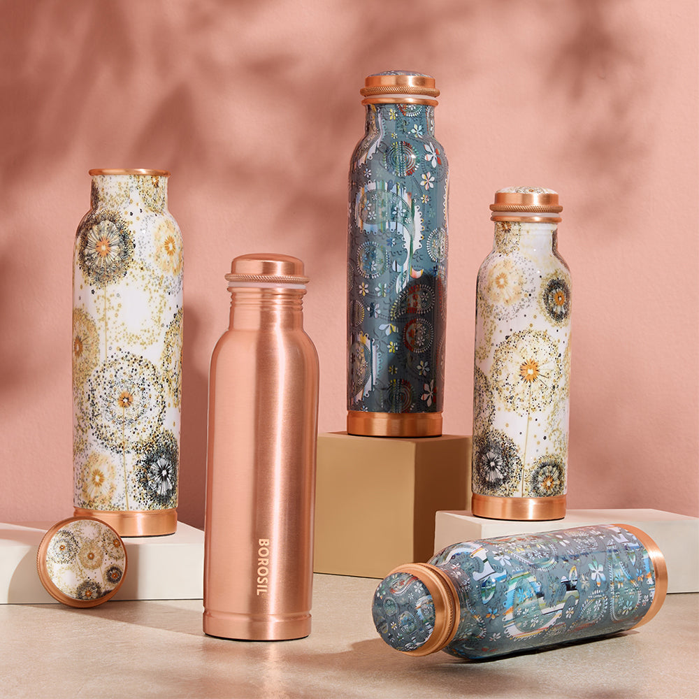 Thirtha-Vera Copper Bottle