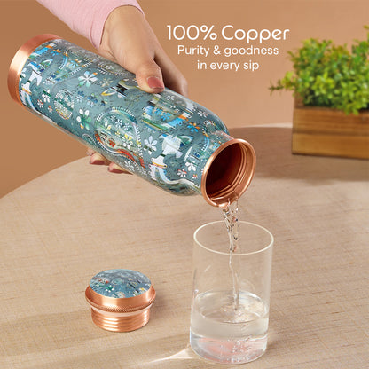 Thirtha-Vera Copper Bottle