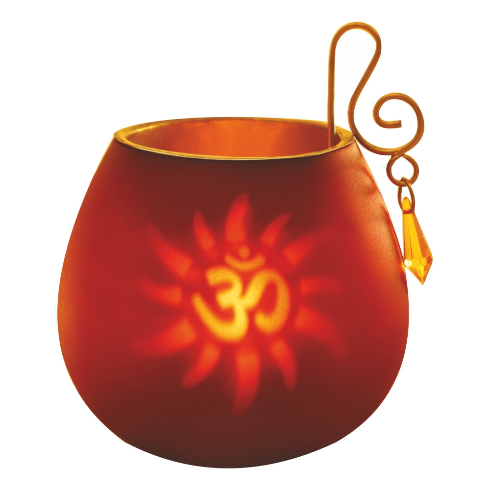 Borosil Decorative Tea Light, Red