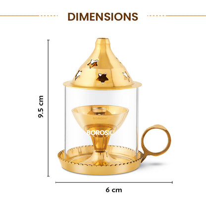 Borosil Mangal Akhand Diya, Small