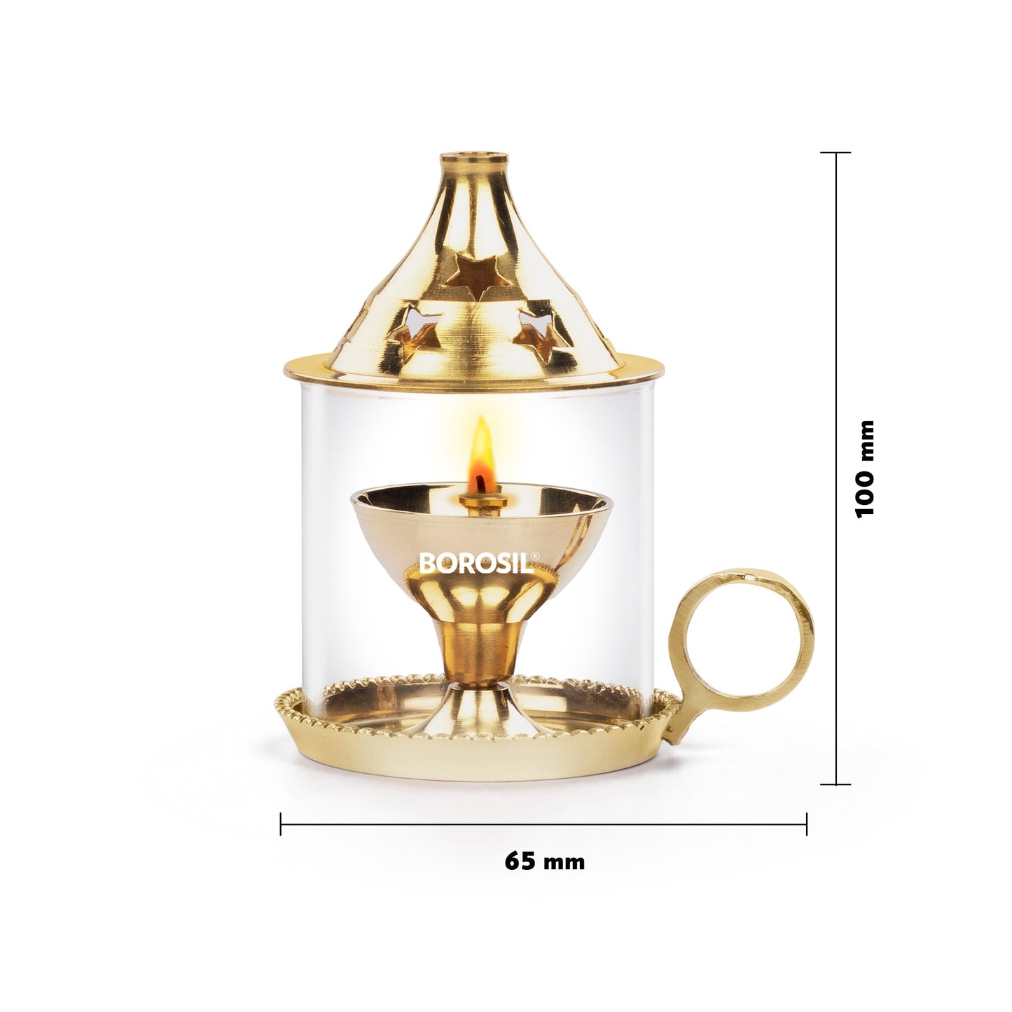 Borosil Mangal Akhand Diya, Small