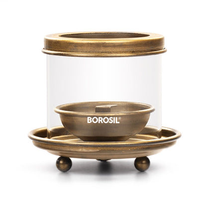 Borosil Antique Hurricane Diya, Medium