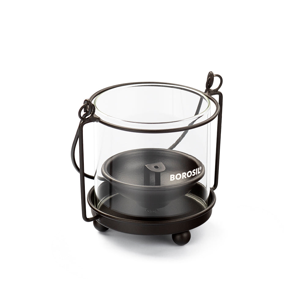 Borosil Hanging Hurricane Diya, Small