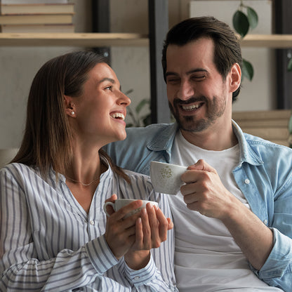 Larah by Borosil Ingot Cup n Saucer Set 140 ml x 12