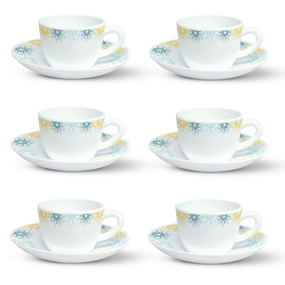 Larah By Borosil Maya Cup n Saucer Set