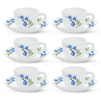 Larah By Borosil Marina Blue Cup n Saucer Set