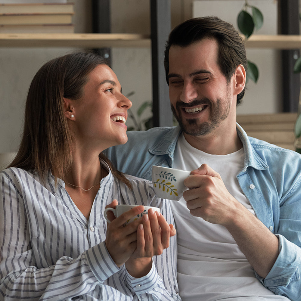 Larah by Borosil Niva Cup n Saucer Set 140 ml x 12