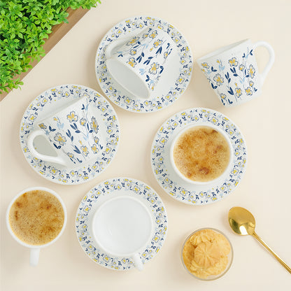 Larah Amara Blue Mug n Saucer Set