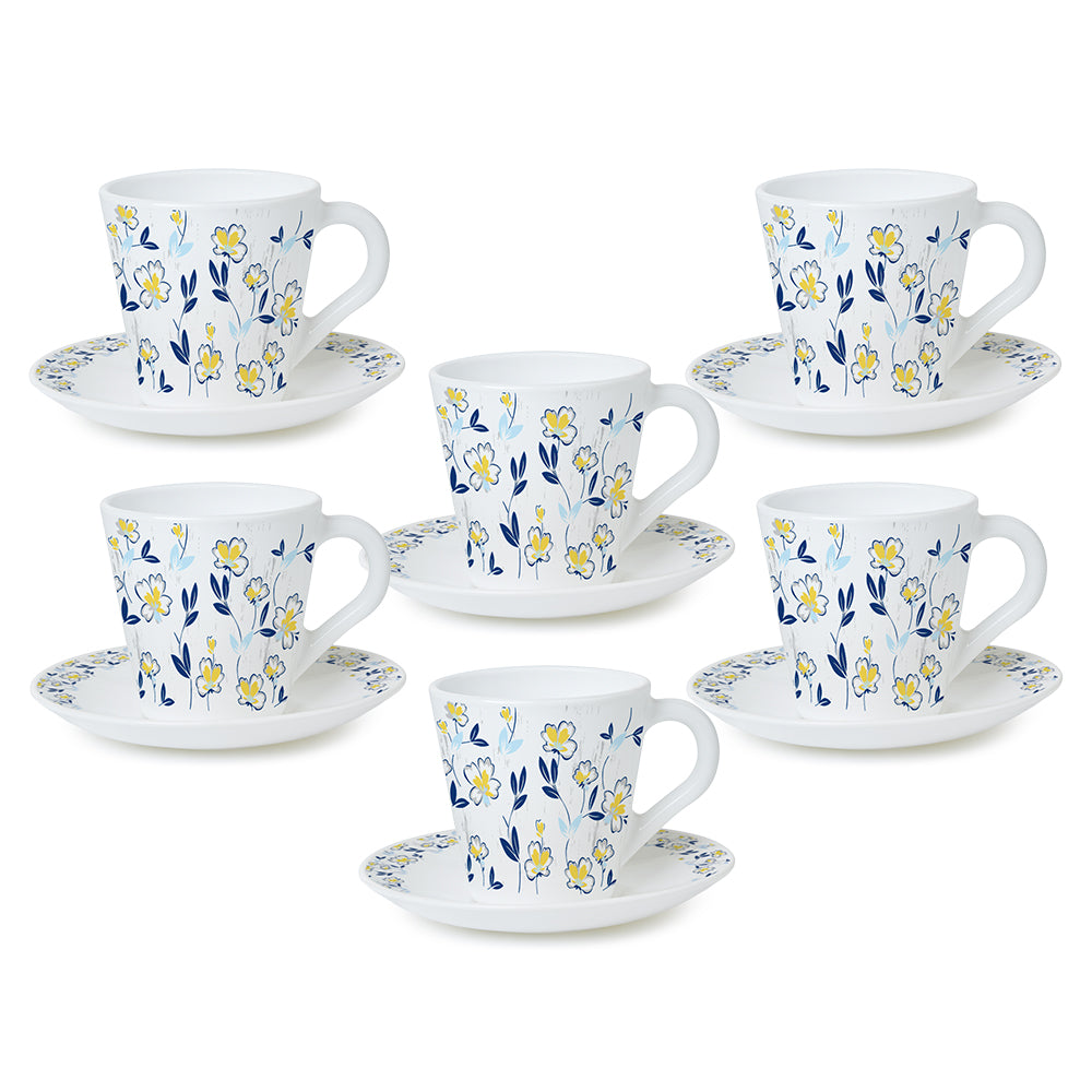 Larah Amara Blue Mug n Saucer Set