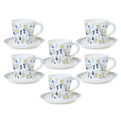 Larah Amara Blue Mug n Saucer Set