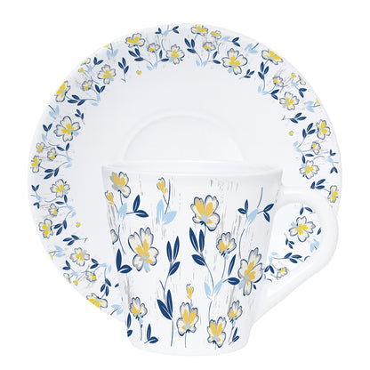 Larah Amara Blue Mug n Saucer Set
