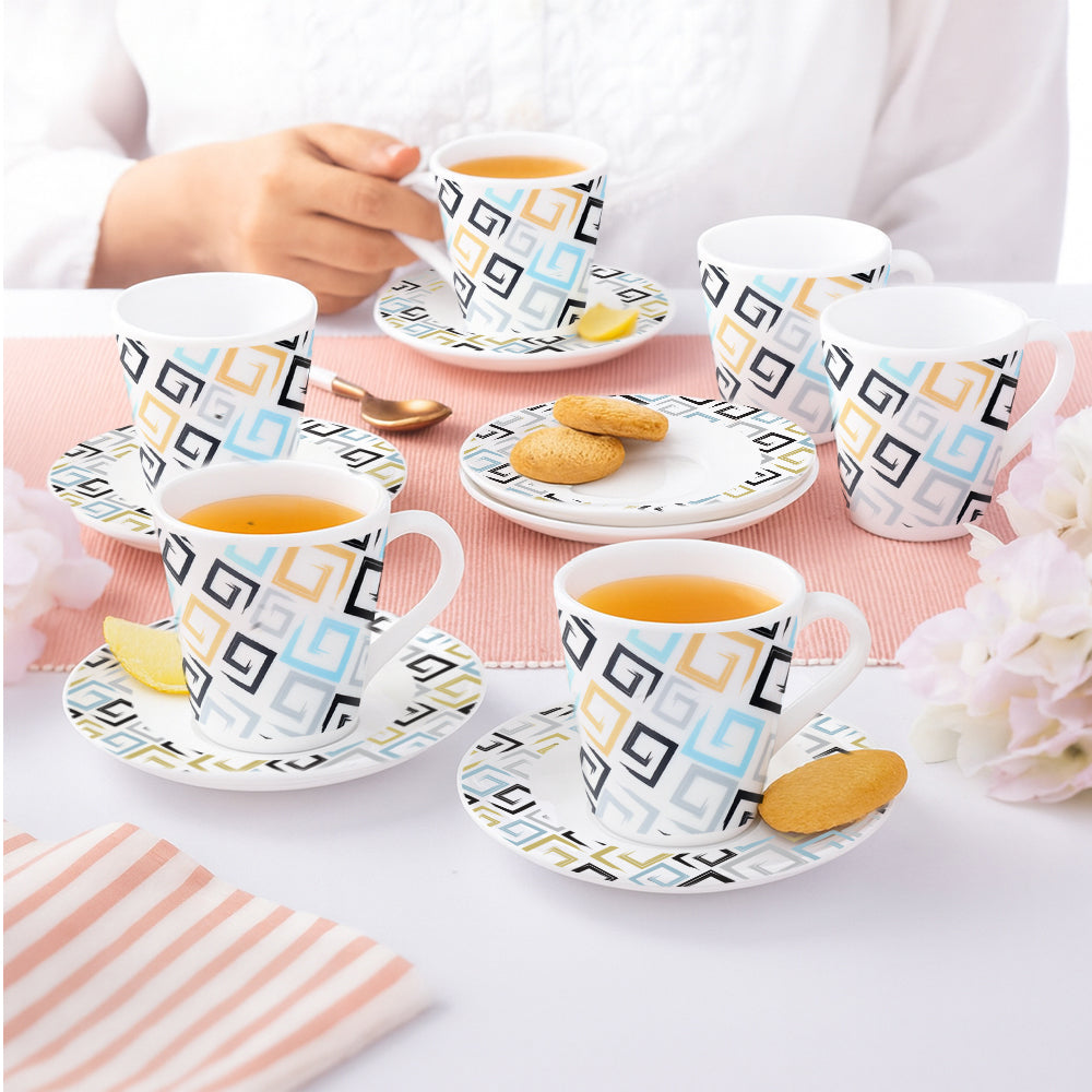 Larah Ember Mug n Saucer Set
