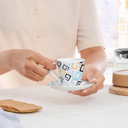 Larah Ember Mug n Saucer Set