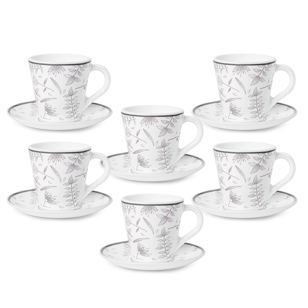 Larah By Borosil Grandeur Mug n Saucer Set