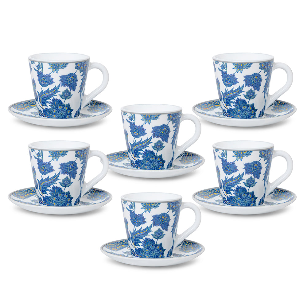 Larah By Borosil New Iris Mug n Saucer Set