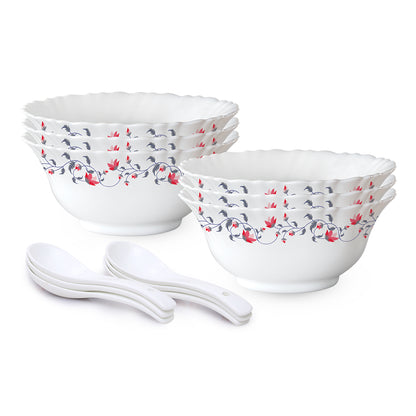 Larah by Borosil Pentas Soup Bowl Set Serves 6