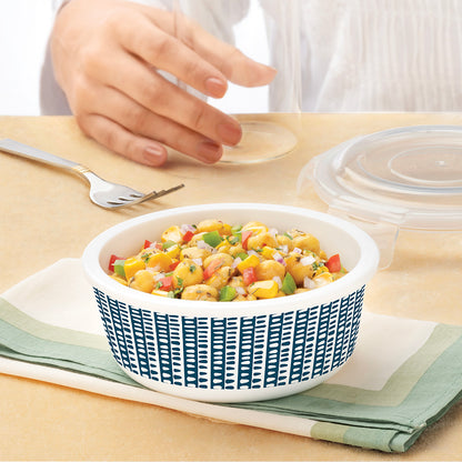 Larah By Borosil Helix Klip N Store Storage Container 400 ml