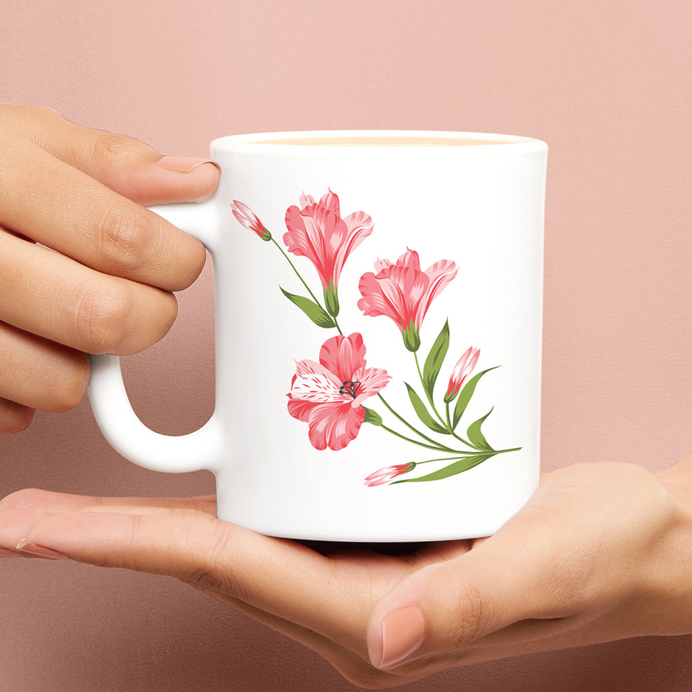 Larah By Borosil Marina Peach Mug