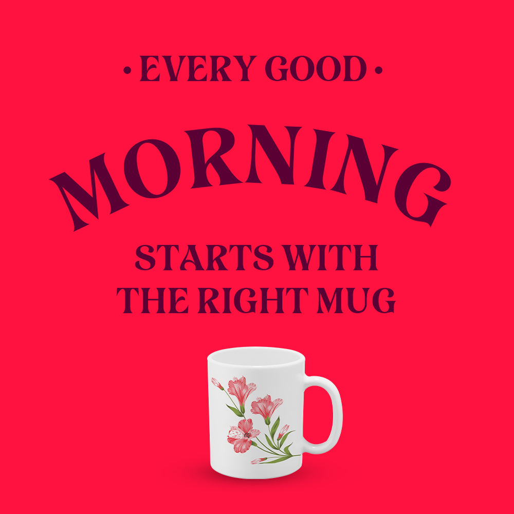 Larah By Borosil Marina Peach Mug