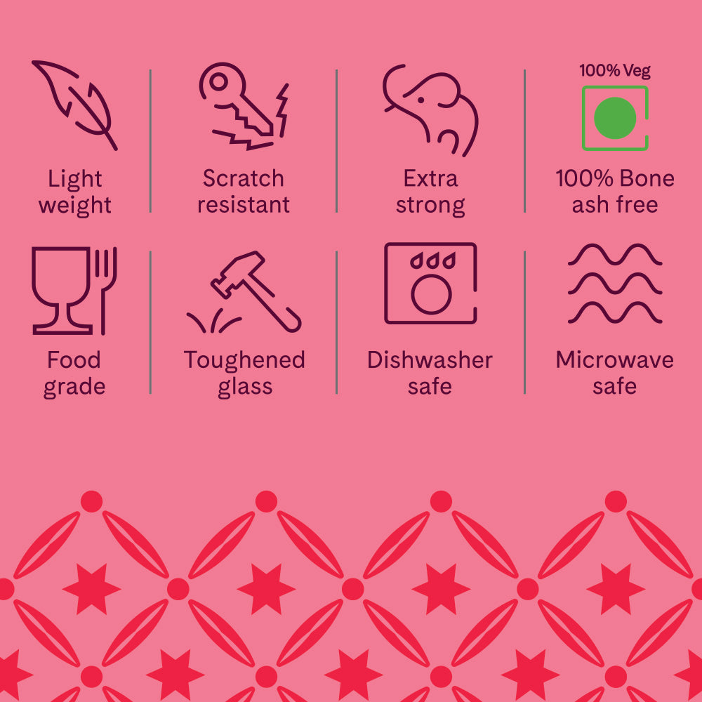 Larah By Borosil Taj Mug 320 ml x 1