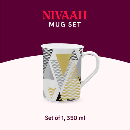 Larah by Borosil Nivaah Mug 350 ml x 1