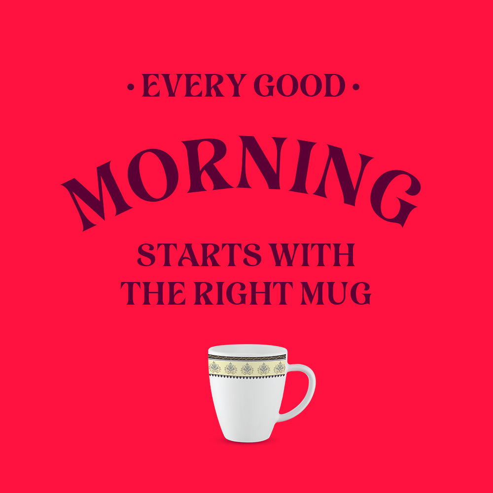 Larah By Borosil Amer Mug 390 ml x 1