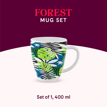 Larah by Borosil Forest Mug 390 ml x 1