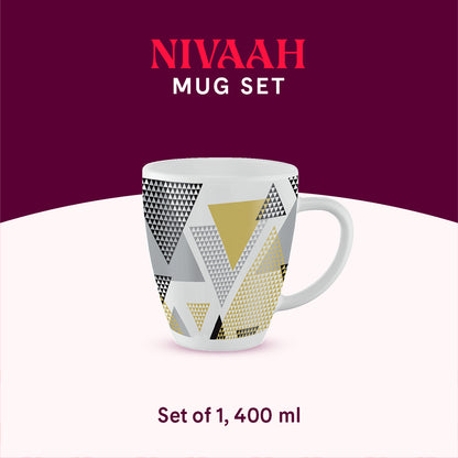 Larah by Borosil Nivaah Mug 390 ml x 1