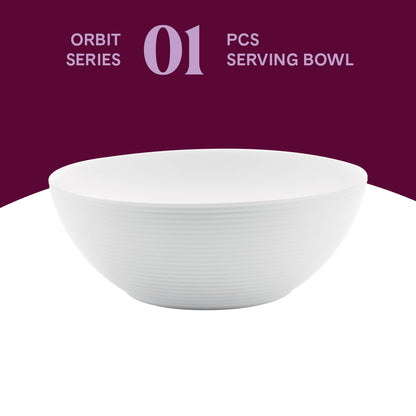 Larah by Borosil Black Serving Bowl 1.3 L