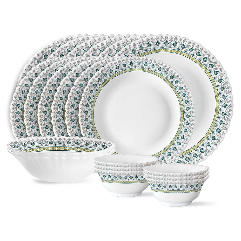 Larah by Borosil, Persia Dinner Set 20 pc Set: Serves 6