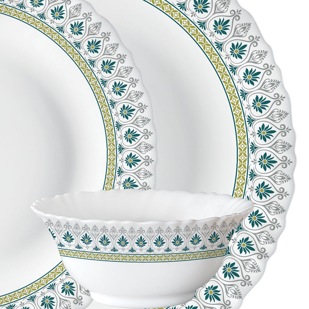 Larah by Borosil, Persia Dinner Set 20 pc Set: Serves 6