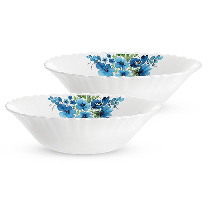 Larah by Borosil Pansy Multipurpose Bowl 2 pc Set