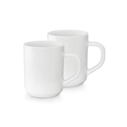 Larah Logo Opalware Mug Set