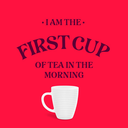 Larah By Borosil Orbit Mug, White 240 ml x 2