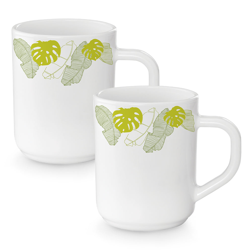 Larah By Borosil Tropical Mug Set 240 ml x 2