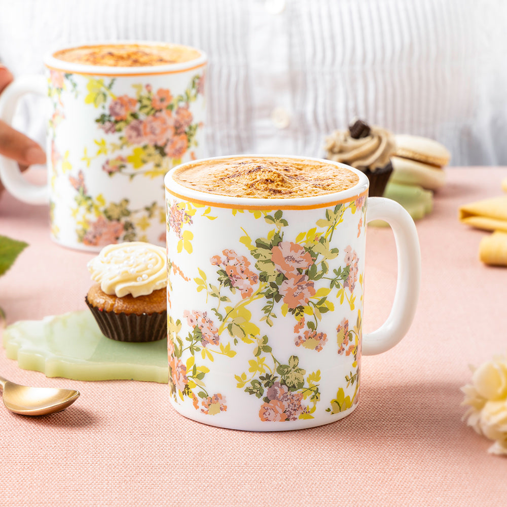 Larah By Borosil Amora Mug Set, 320ml, 320ml x 2