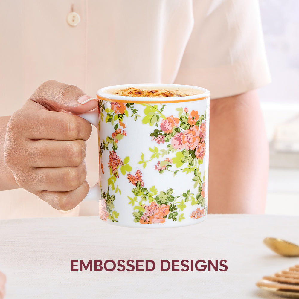 Larah By Borosil Amora Mug Set, 320 ml 320 ml x 2