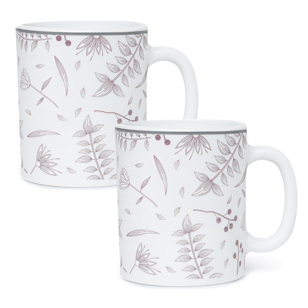 Larah By Borosil Grandeur Mug Set, 320 ml 320 ml x 2