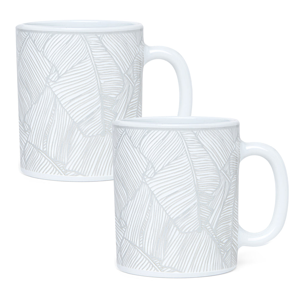 Larah By Borosil Ivy Mug Set, 320 ml