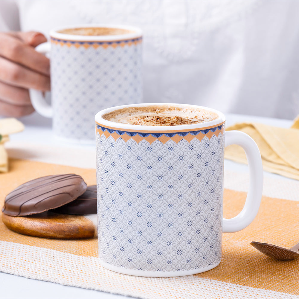 Larah By Borosil Kosmia Mug Set, 320ml, 320ml x 2