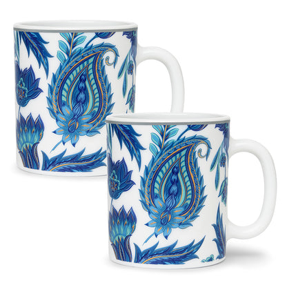 Larah By Borosil New Iris Mug Set, 320 ml 320 ml x 2