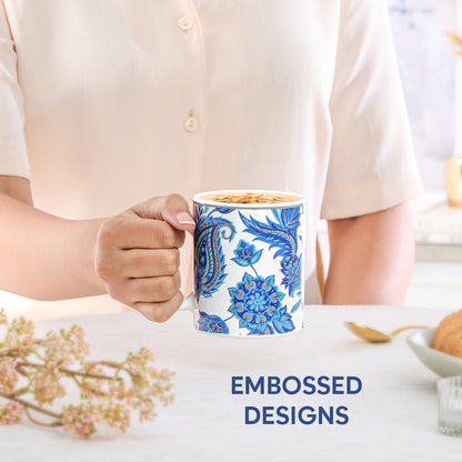 Larah By Borosil New Iris Mug Set, 320 ml 320 ml x 2