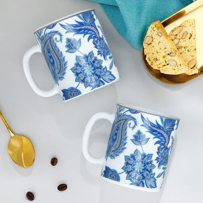 Larah By Borosil New Iris Mug Set, 320 ml 320 ml x 2