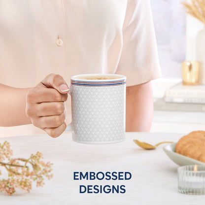 Larah By Borosil Starlight Mug Set, 320 ml 320 ml x 2