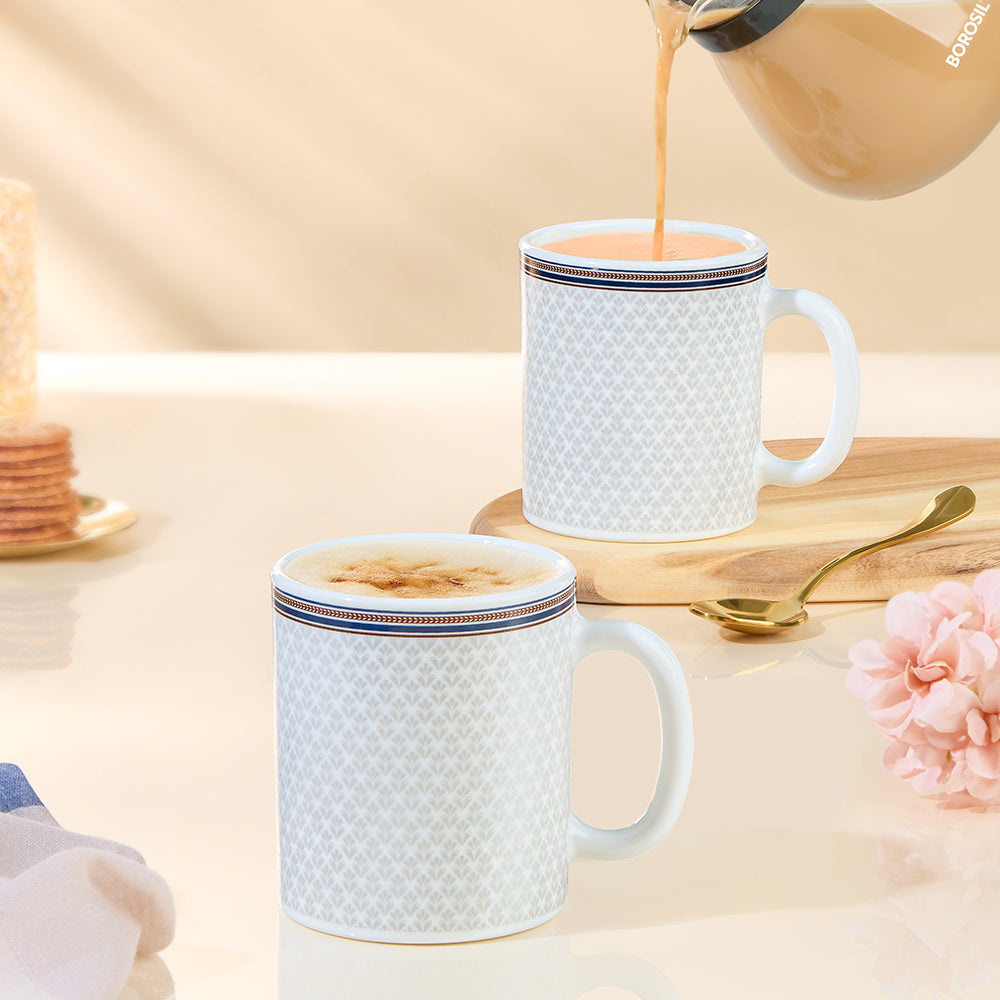 Larah By Borosil Starlight Mug Set, 320 ml 320 ml x 2